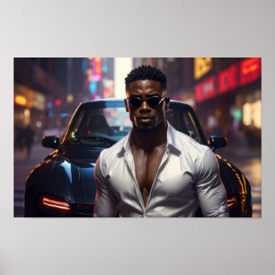 Hip Hop - American Rap Star - Poster