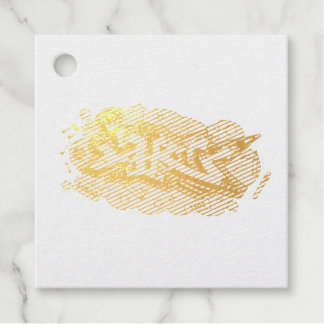 Hip hop art graffiti party confetti favour tags