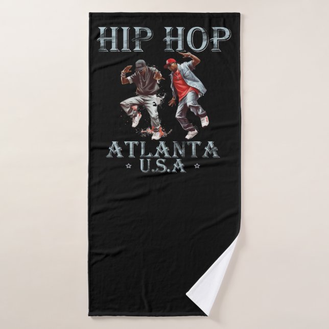 Hip Hop Atlanta Bath Towel (Bath Towel)