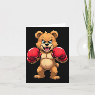 Hip Hop Bear Boxing Kickboxing  Card