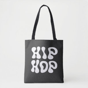 Hip Hop Bold Typography logo design T-Shirt Tote Bag