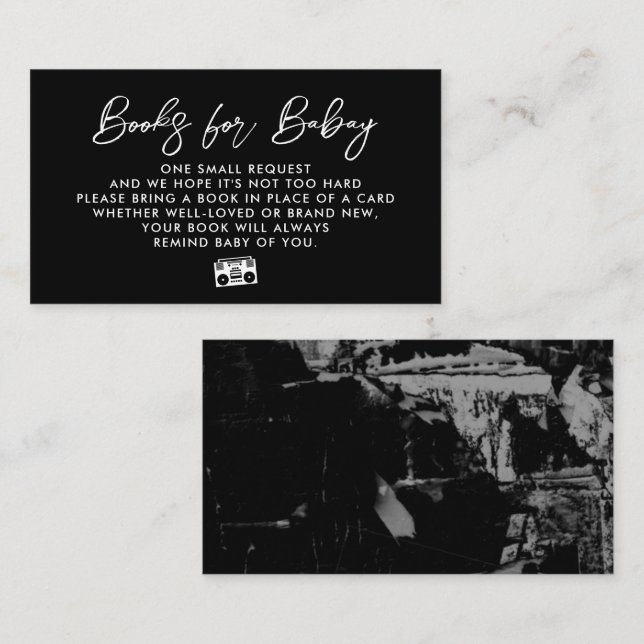 Hip Hop Book Request Enclosure Card (Front/Back)