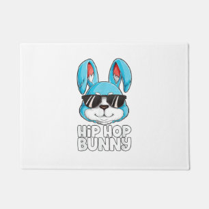 Hip Hop Bunny Easter Boys Girls Kids Men Rabbit Lo Doormat