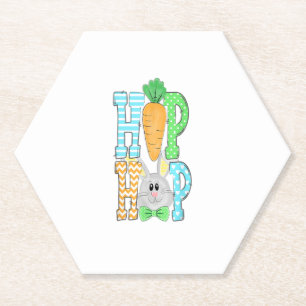 Hip Hop Bunny Easter Bunny Classic Rabbit Lover Paper Coaster