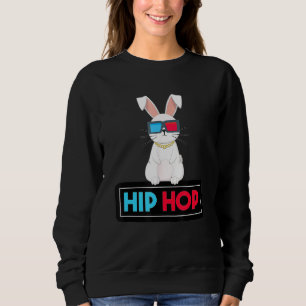 Hip Hop Bunny Toddler Easter Bunny Rap 2 Sweatshirt