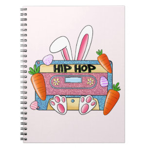 Hip Hop Cassette Tape Bunny Notebook