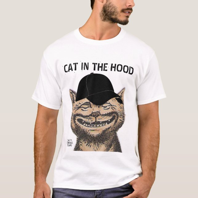 Hip Hop Cat, Funny T-shirts (Front)