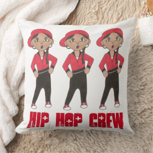 Hip Hop Crew Dance Competition Team Hiphop Girl Cushion