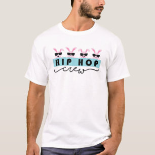 Hip Hop Crew Easter Bunny Sunglasses T-Shirt