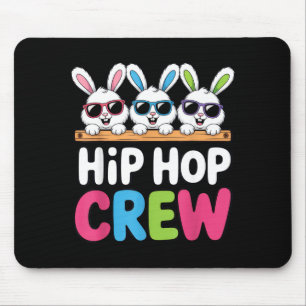 Hip Hop Crew Funny Easter Bunny Squad Spring Break Mouse Pad