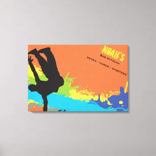 HIP HOP DANCE Bar Bat Mitzvah Sign In Board