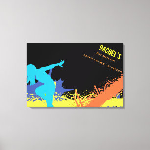 HIP HOP DANCE Bar Bat Mitzvah Sign In Board
