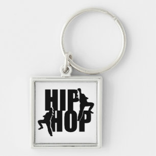 Hip Hop Dance Girls Text Design Keychain