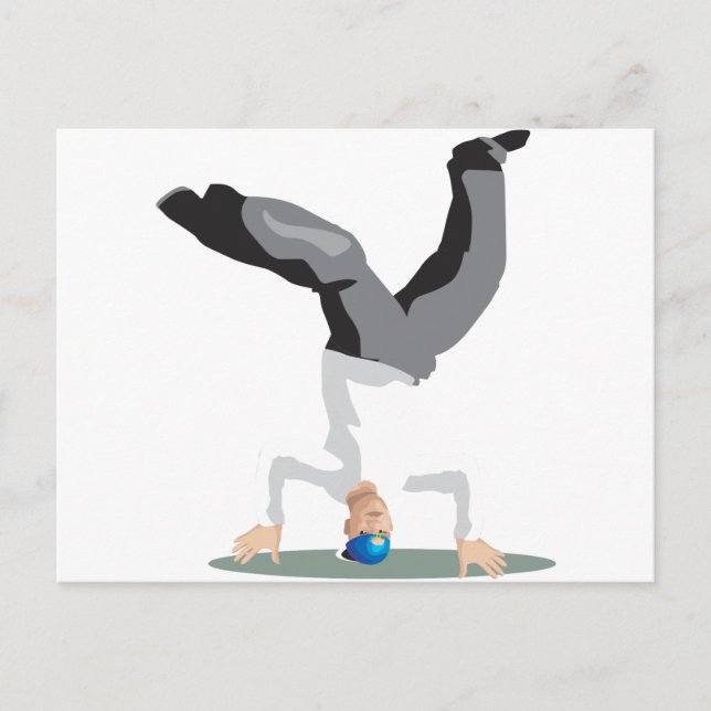 Hip Hop Dancer Postcard (Front)