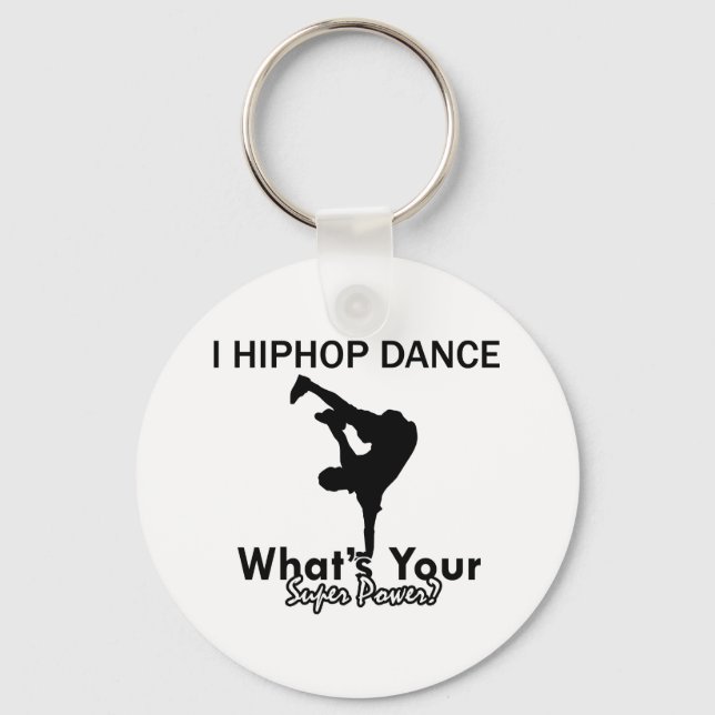 Hip Hop dancing designs Key Ring (Front)