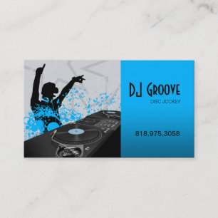 Hip Hop DeeJay Disc Jockey - Music Business Card