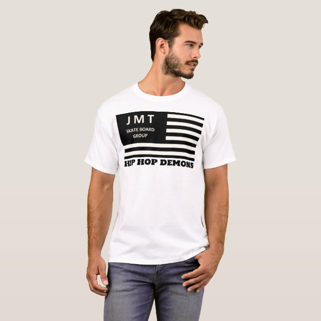 HIP HOP DEMONS  Men's Basic T-Shirt (Front Full)