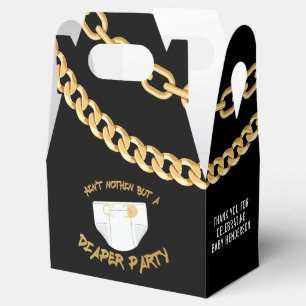 Hip Hop Diaper Party Thank You Favour Box