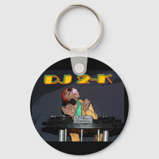 Hip Hop DJ 2-K Keychain