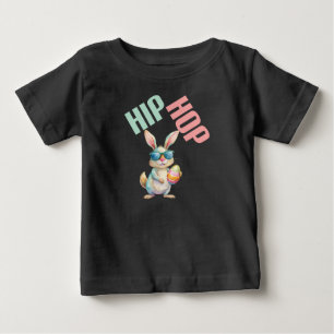 Hip Hop Easter Bunny Baby T-Shirt
