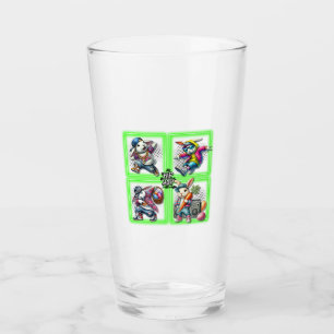 Hip Hop Easter Bunny Buddies, Neon Green Glass