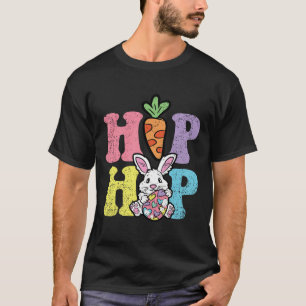 Hip Hop Easter Bunny Egg Hunting Rabbit Spring T-Shirt