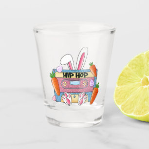 Hip-Hop Easter Bunny Mixtape – Retro Cassette Shot Glass