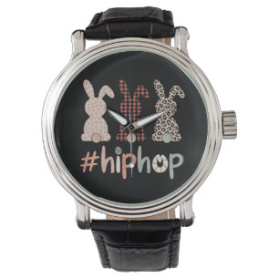Hip Hop Easter Bunny Spring Cute Watch