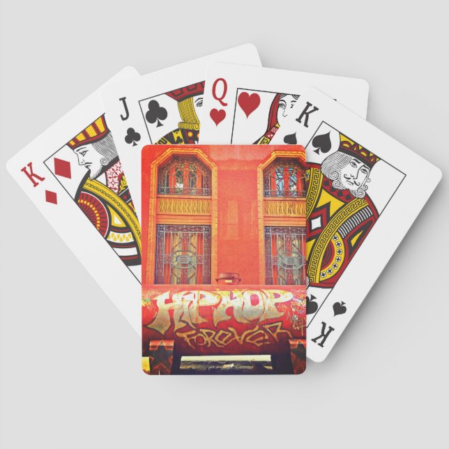 Hip Hop Forever Playing Cards by Tamara Diaz Art (Back)