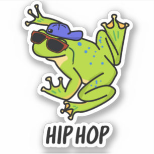 Hip Hop Funny Hopping Frog Pun