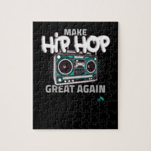 Hip Hop Gift   Make Hip Hop Great Again Jigsaw Puzzle