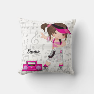 Hip hop girl cushion