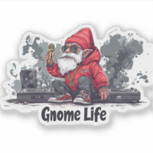 Hip Hop Gnome Illustration - Gnome Life