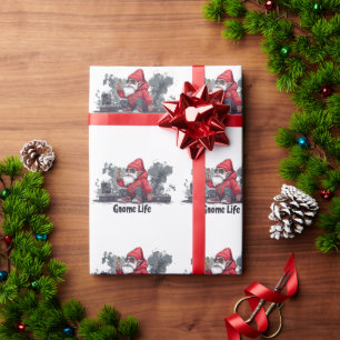 Hip Hop Gnome Illustration - Gnome Life Wrapping Paper