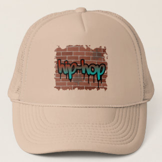 hip hop graffiti design trucker hat