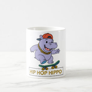 Hip Hop Hippo Coffee Mug