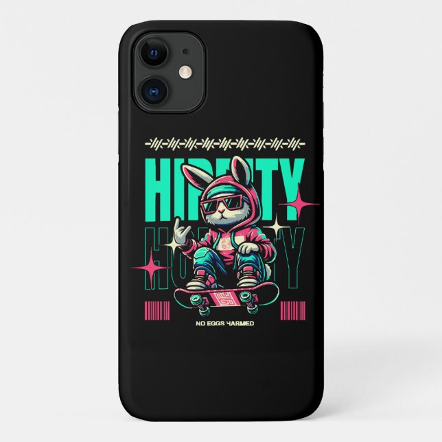 Hip-Hop Hoppity - Skater Bunny Easter Case-Mate iPhone Case (Back)