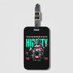 Hip-Hop Hoppity - Skater Bunny Easter Luggage Tag