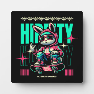 Hip-Hop Hoppity - Skater Bunny Easter Plaque