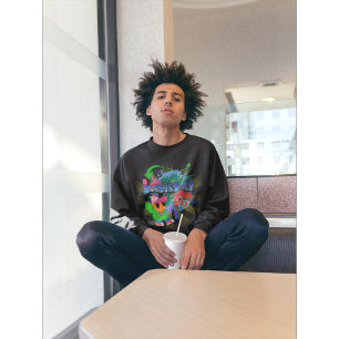 Hip Hop Inspired Blessed Up Christian Art Sweatshirt