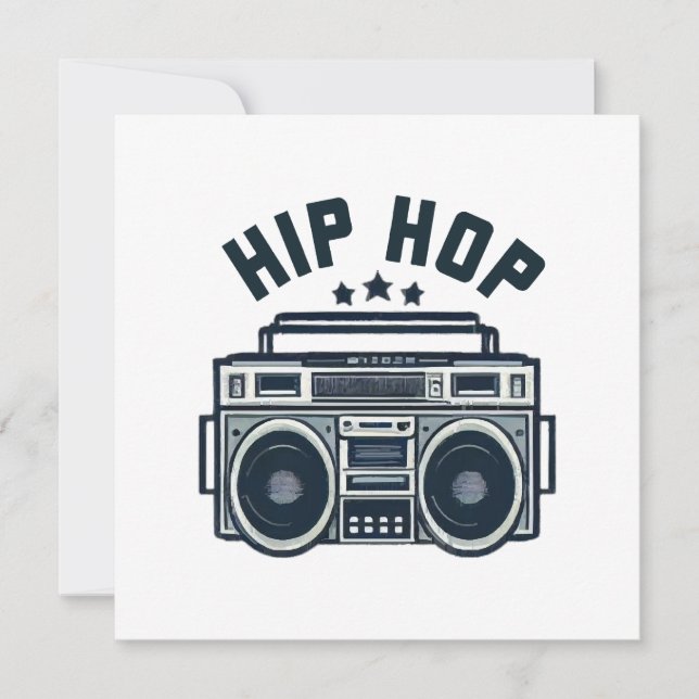 Hip hop invitation (Front)