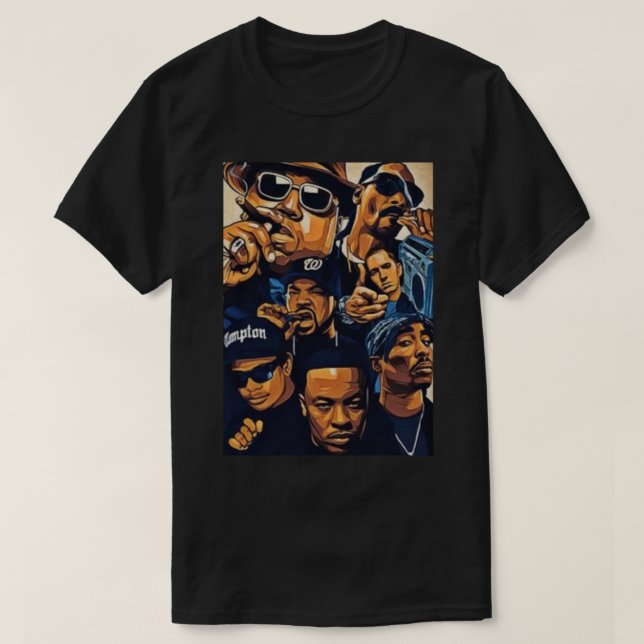 Hip Hop Legends all Together Classic T-Shirt Copy (Design Front)