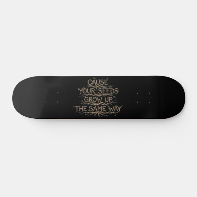 Hip Hop Lyric Skate Deck Wall Art (Horz)