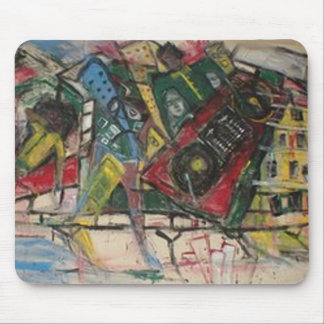 HIP HOP MURAL MOUSE PAD