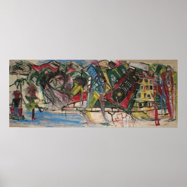 HIP HOP MURAL POSTER (Front)