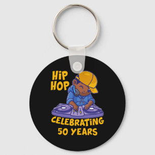 Hip Hop Music 50th Anniversary Black History Dj Da Key Ring