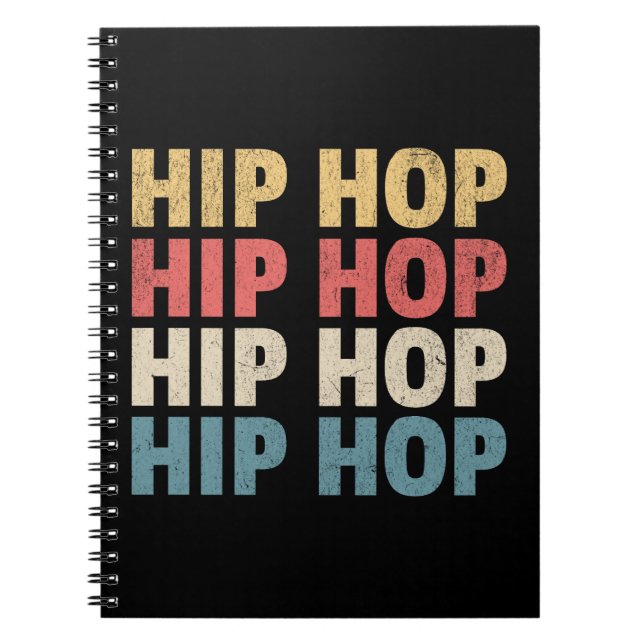 Hip Hop music Notebook (Front)