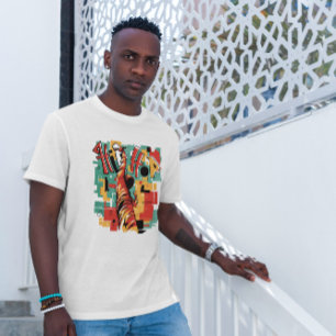 Hip Hop Musician Abstract T-Shirt