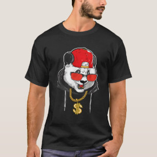Hip Hop Panda Rapper T-Shirt