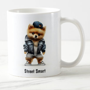 Hip Hop Pomeranian Thug Coffee Mug